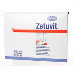 ZETUVIT KOMPRESNASIAKAVÝ NESTERILNÝ 10x10 CM