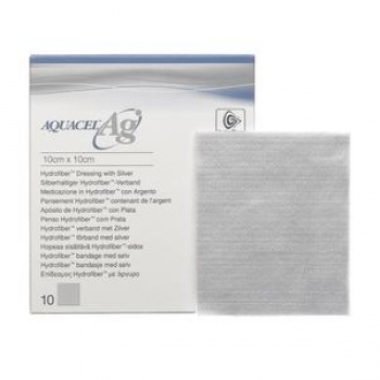 AQUACEL AG HYDROFIBER 10X10 CM