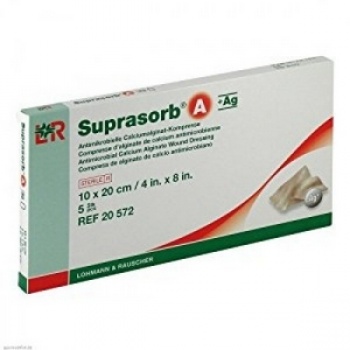 SUPRASORB A + AG 10 X 20 CM