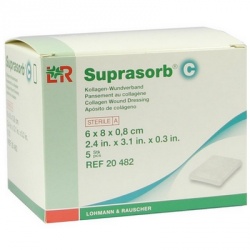 SUPRASORB C BOVINNY KOLAGEN 6 X 8 X 0,8 CM