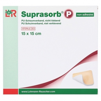 SUPRASORB P PU KRYTIE NA RANY 15X15 CM