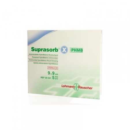 SUPRASORB X + PHMB 9 X 9 CM