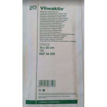 VLIWAKTIV KOMPRESA S AKTÍVNYM UHLÍM 10X20 CM