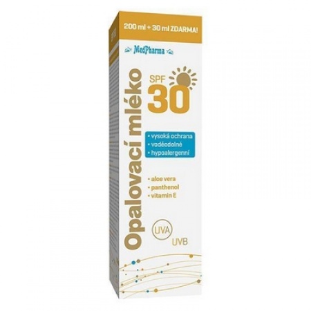 MLIEKO OPAĽOVACIE SPF30 MEDPHARMA