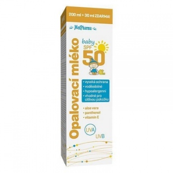 MLIEKO OPALOVACIE SPF 50 DETSKÉ MEDPHARMA