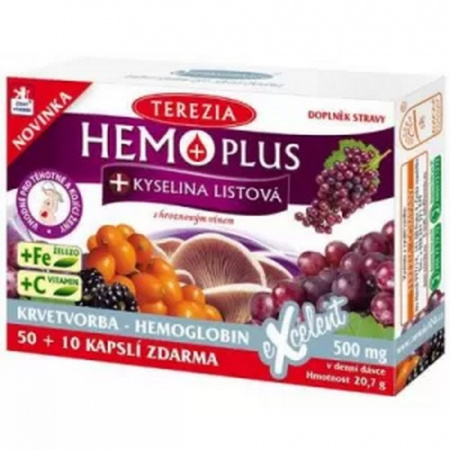 TABLETY HEMOPLUS+KYS.LIST.50+10CPS - 500MG