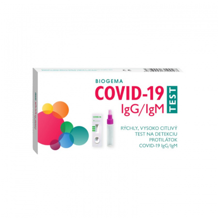 klikni pre zväčšenie BIOGEMA COVID-19 IgM/IgG TEST