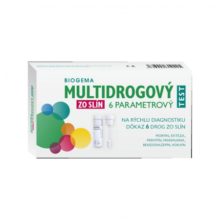 BIOGEMA TEST NA DROGY-MULTIDROGOVY 6 PARAMETROVÝ