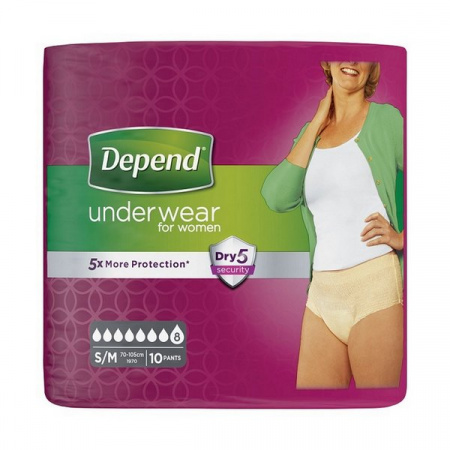 DEPEND PANTS SUPER WOMEN S/M