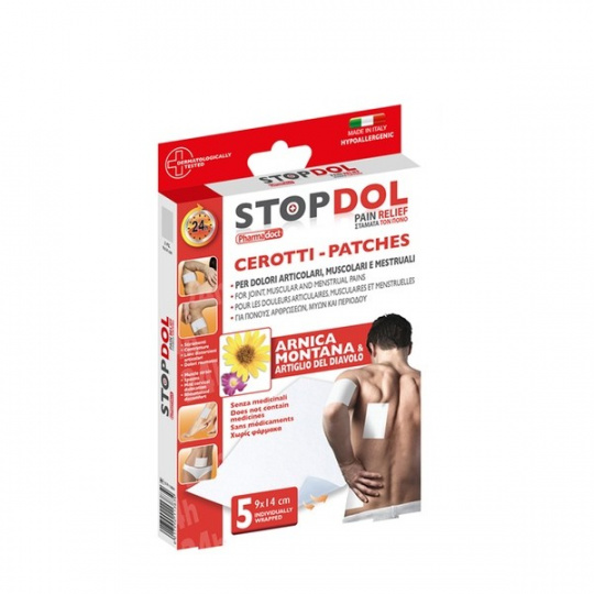 STOPDOL náplasti proti bolesti 9 × 14 cm | 5 ks