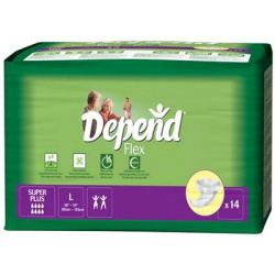 DEPEND FLEX SUPER PLUS L