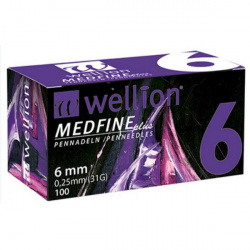 IHLA WELLION MEDFINE PLUS PENNEEDLES 6 MM