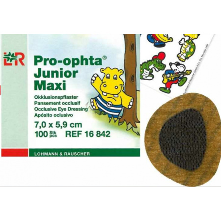 PRO-OPTHA JUNIOR MAXI NESTERILNÝ 7 x 5,9 cm