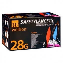 WELLION SAFETY BEZPEČNOSTNÁ LANCETA