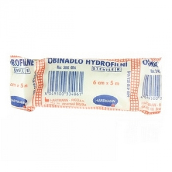 OBVÄZ HYDROFILNÝ STERILNÝ 6cm x 5m